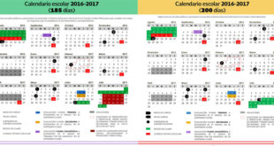 Calendario escolar 2016 - 2017